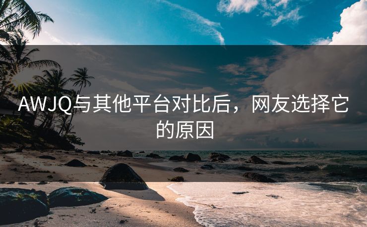AWJQ与其他平台对比后，网友选择它的原因