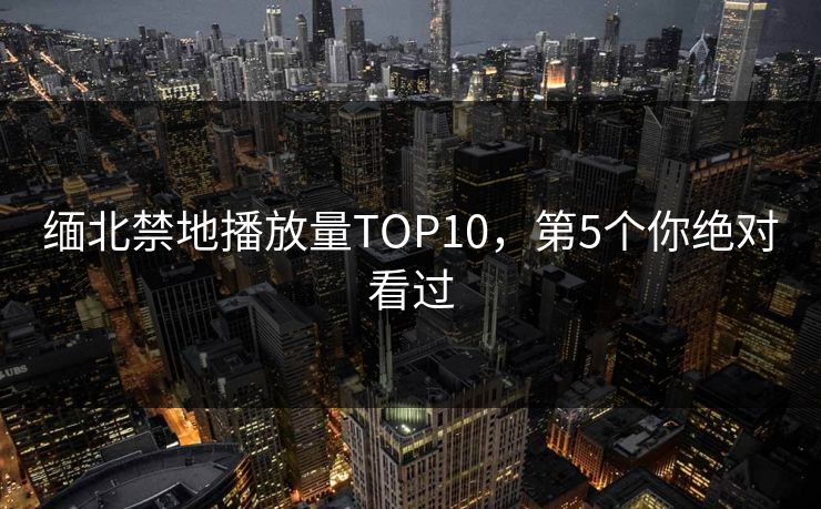 缅北禁地播放量TOP10，第5个你绝对看过